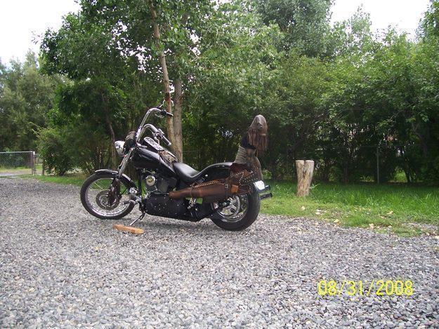 2000 Harley Davidson FX Night Tain Custom ride