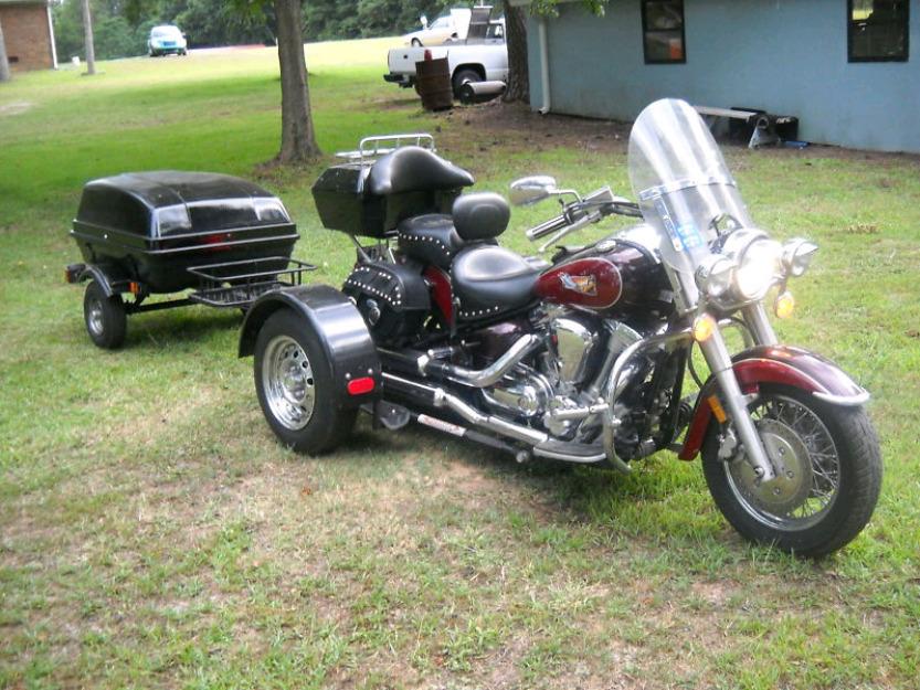 2000 yamaha roadstar trike & trailer package