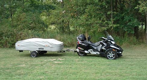 2010 Can-Am RTS-E-5 Premium Edition With 2000 Shur-Kamp All Aluminum Camper