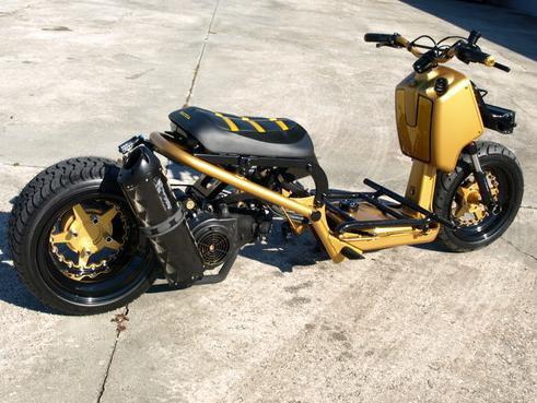 2005 custom honda ruckus built with all new 2012 components only frame is 2005