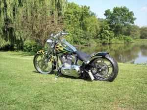 2003 Harley Davidson FXST Custom Chopper Softail in Germantown, WI