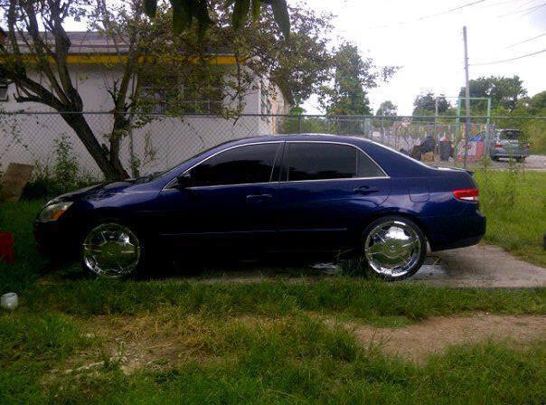 2004 honda accord with rims