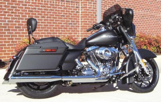 2012 Harley-Davidson Touring Black Denim Bagger