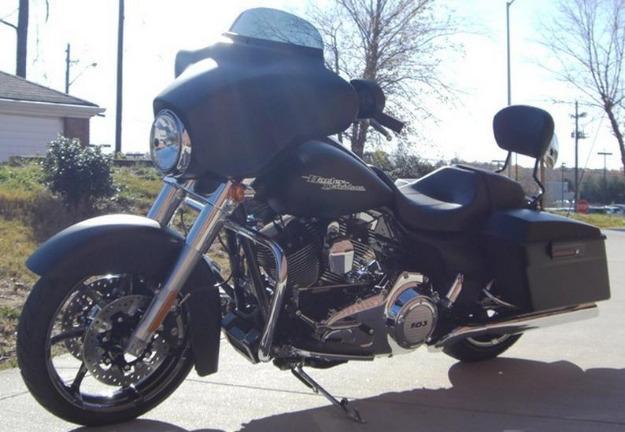 2012 Harley-Davidson Touring Black Denim Bagger