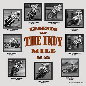 Legends of The Indy Mile - Tshirts