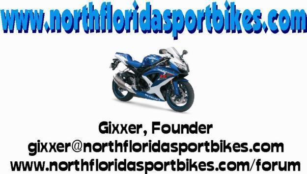 North Florida Sportbikes    Honda, Suzuki, clubs, Kawasaki, Jacksonville to Pensacola