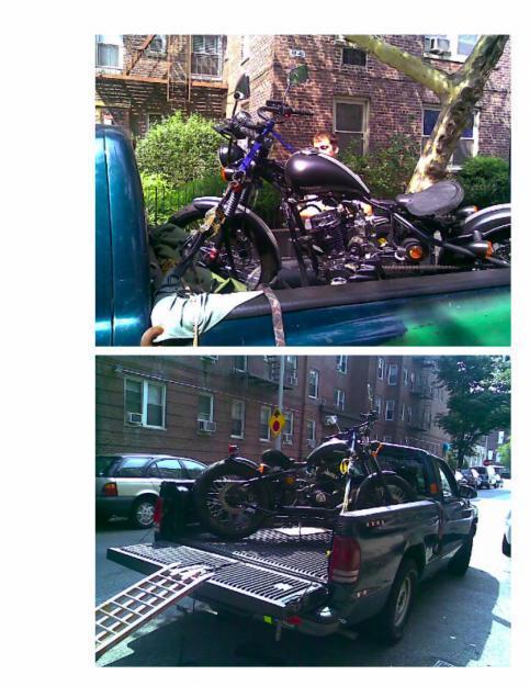 $1, New York City Motorcycle Scooter towing 212 845 9678 towing NYC nyc ny new york city