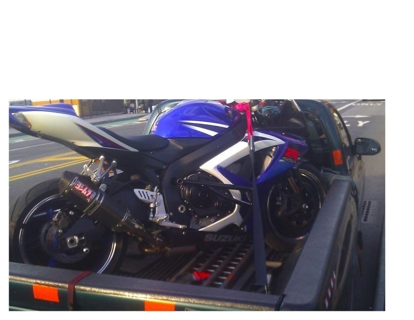 motorcycle towing services with truck to any spot 347 495 5141