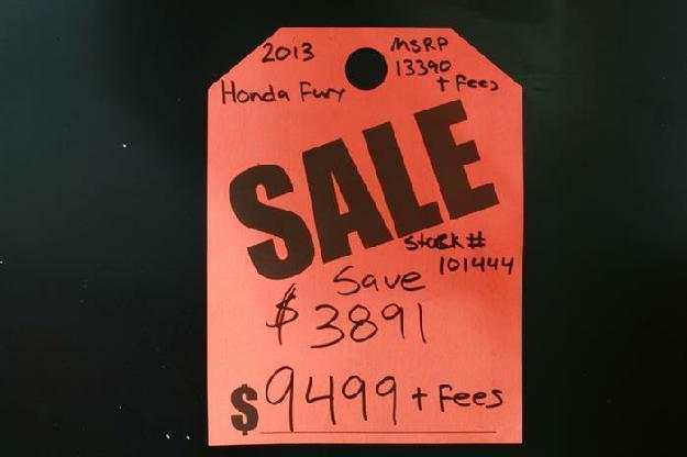 2013 Honda Furyâ„¢ - MotoSport ,