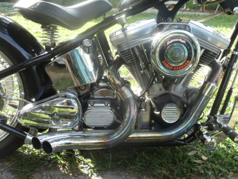 Harley custom springer bobber