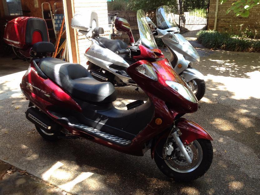 Two 250cc Scooters